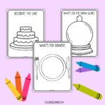Finish the picture coloring page mock ups from coloring camp.