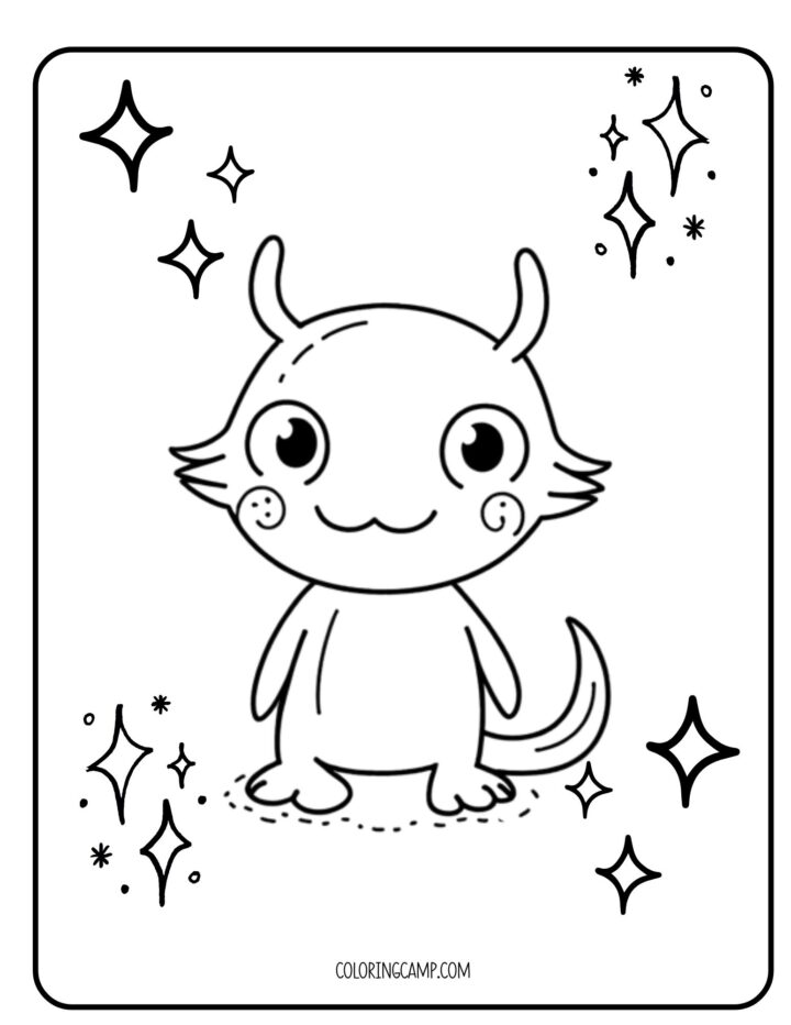 Alien Coloring Pages | www.coloringcamp.com