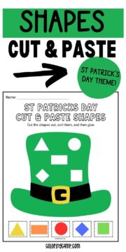 St Patrick's Day Cut and Paste Worksheet | www.coloringcamp.com