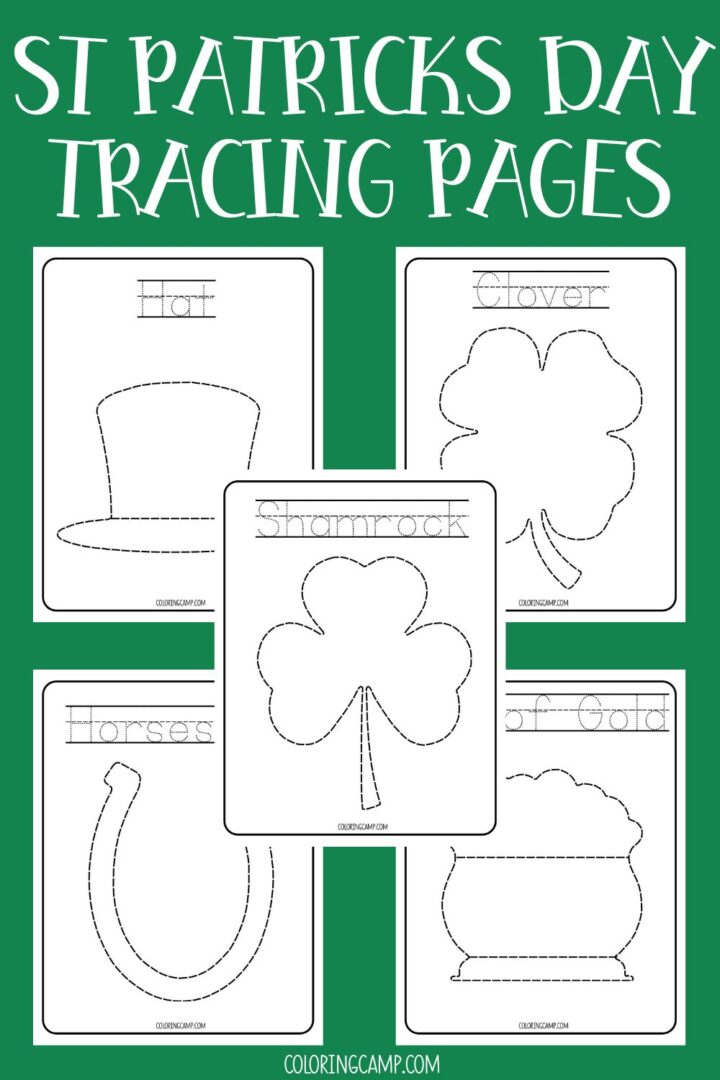 St Patrick's Day Tracing Worksheets | www.coloringcamp.com