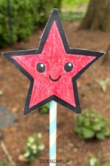 Patriotic wand craft.