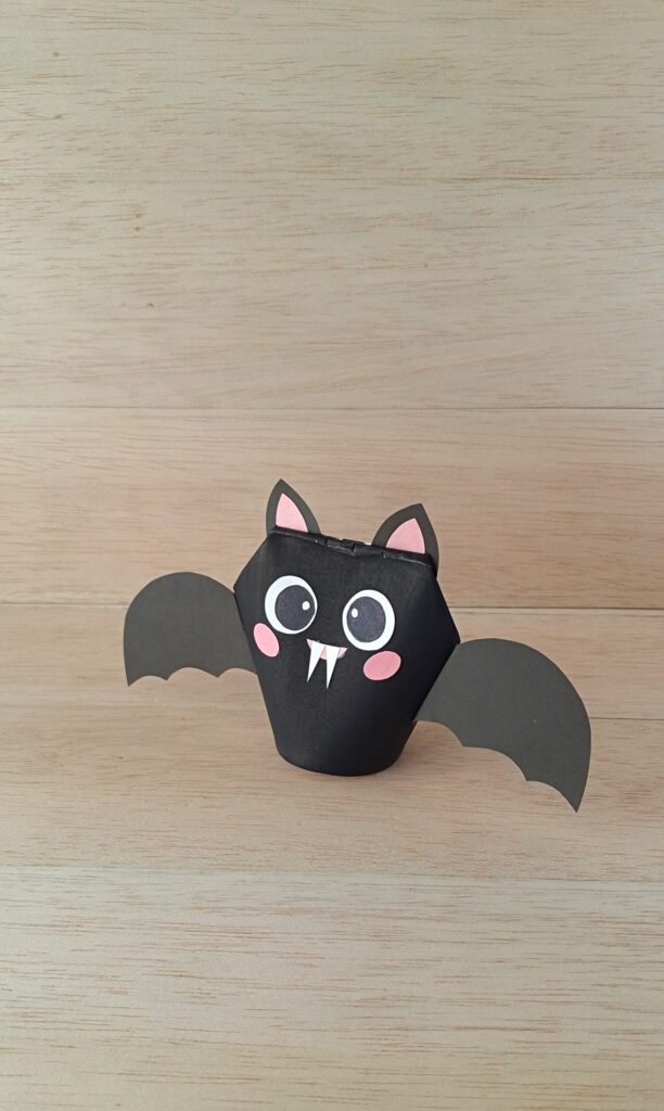 Paper cup bat craft.